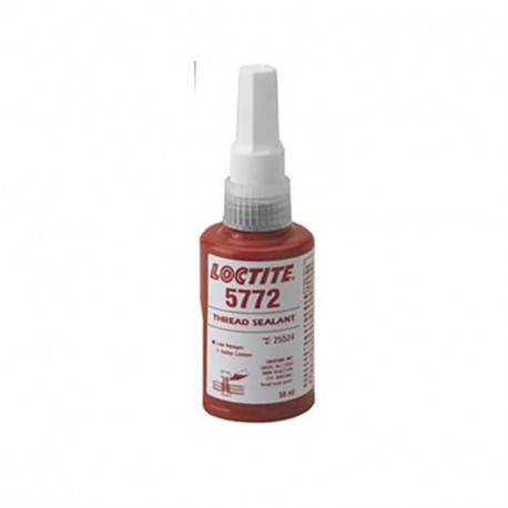 Frein filet liquide Loctite 5772 - Pour fixations filetées - Bouteille - 50ml - Jaune