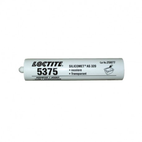 Mastic silicone Loctite SI 5375 - Pâte - Cartouche - 310ml - Transparent