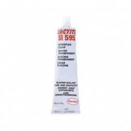 Mastic silicone Loctite SI 595 - Pâte - Tube - 100ml - Transparent