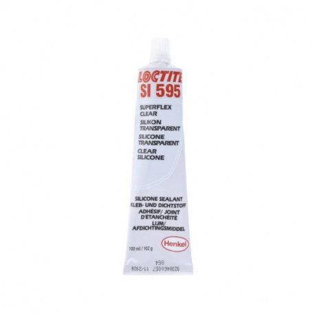 Mastic silicone Loctite SI 595 - Pâte - Tube - 100ml - Transparent