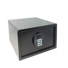 Coffre-fort Fortress JVD - Verrouillage par code - Pile - 4 points - 14” - Noir
