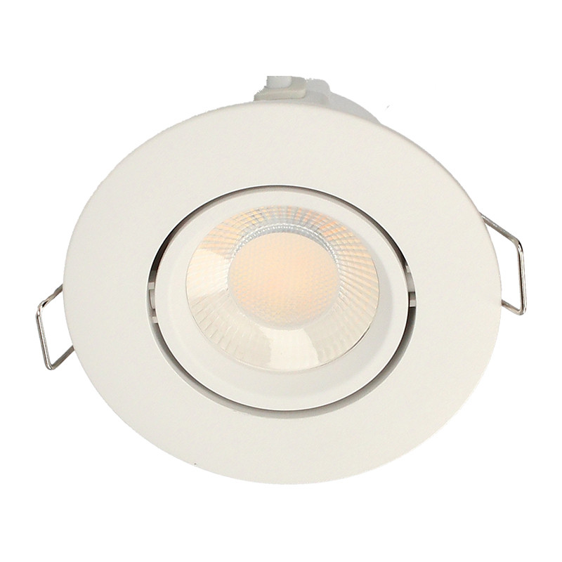 Spot LED encastrable Plafond Orientable Blanc 5W