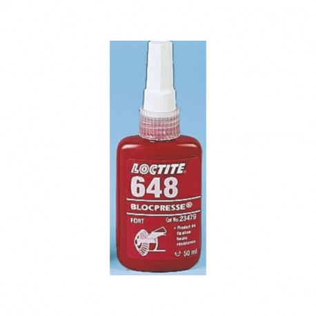 Adhésif de retenue Loctite - Pour assemblages cylindriques - Résistance forte - 50ml - Vert
