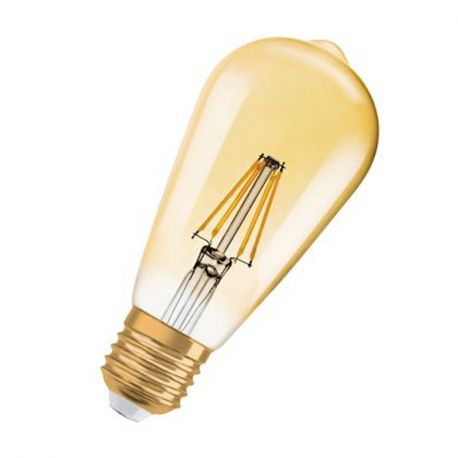 Ampoule LED décorative 1906 Osram - Edison - Avec filament - E27 - 4W - 2500K - Non dimmable