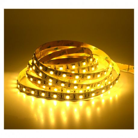 Ruban LED - 5M - 3000°K - 60 LED/M - 72W - IP65 - Dimmable