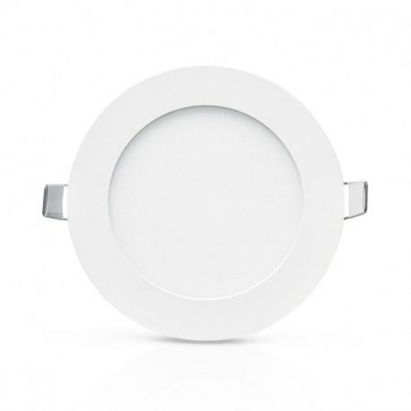 Spot plat blanc - Plafonnier LED 12W Ø 170mm - 3000K avec alimentation
