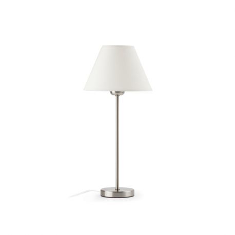 Lampe de table Nidia Faro - IP20 - E27 - Sans ampoule - Blanc