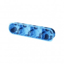 Boite de raccordement Air'métic Eur'Ohm - 4 postes - Ø67mm - prof. 50 mm