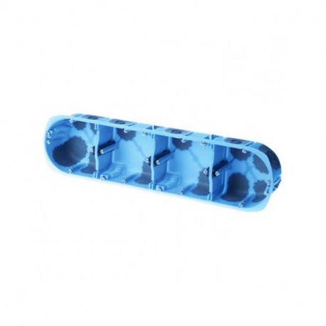 Boite de raccordement Air'métic Eur'Ohm - 4 postes - Ø67mm - prof. 50 mm