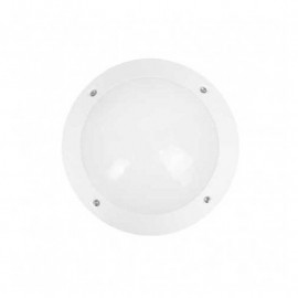Plafonnier LED Hublot 11W Casa Miidex- Ø215mm - 4000K - Blanc - IP65