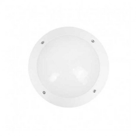 Plafonnier LED Hublot 11W Casa Miidex- Ø215mm - 4000K - Blanc - IP65