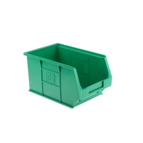 Lot de 5 bacs à bec RS Pro - Empilable - 130x150x240mm - Polypropylène - Vert