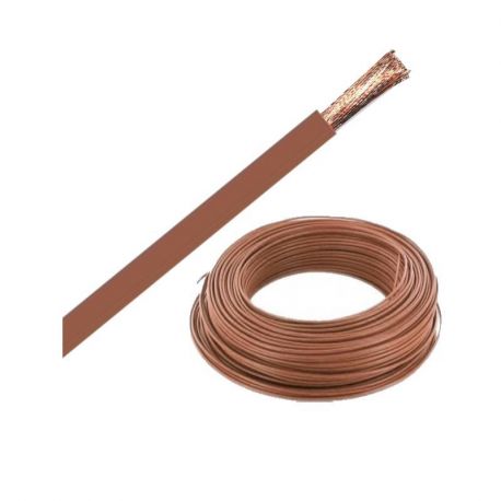 Cable domestique souple H05VK 0,75 marron