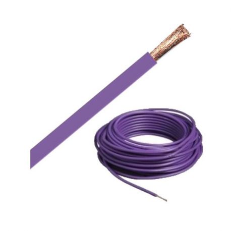Cable domestique souple - H05VK - 0,75 - Violet