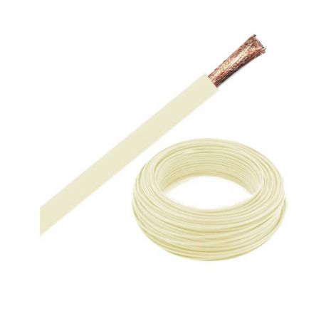Câble domestique souple H07VK 1,5 ivoire