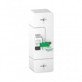 Disjoncteur de branchement différentiel instantané DB60 Resi9 - 1P + N - 30/45/60 A - 2,4 kA - Sensibilité 500 mA
