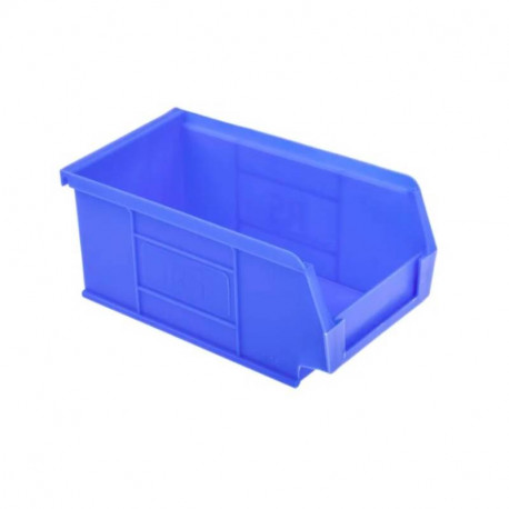 Lot de 10 bacs à bec RS Pro - Empilable - 76x101x167mm - Polypropylène - Bleu