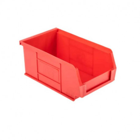 Lot de 5 bacs à bec RS Pro - Empilable - 130x205x350mm - Polypropylène - Rouge