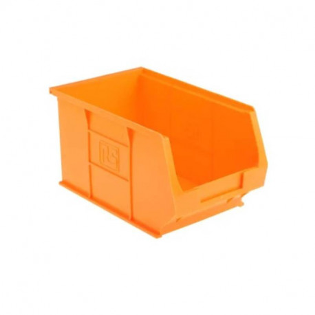 Lot de 5 bacs à bec RS Pro - Empilable - 130x150x240mm - Polypropylène - Orange