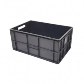 Bac gerbable Europe RS Pro - 52L - Sans couvercle - Polypropylène - Gris