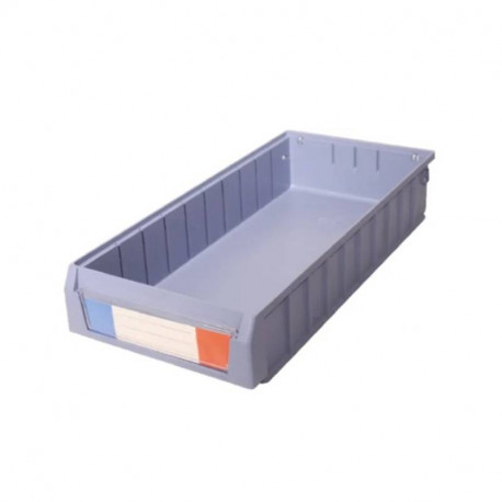 Bac de rangement RS Pro - 90x234x500mm - Polypropylène - Bleu