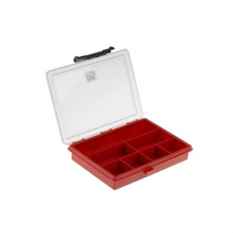 Boite compartimentée RS Pro - 7 compartiments - Polypropylène - Rouge