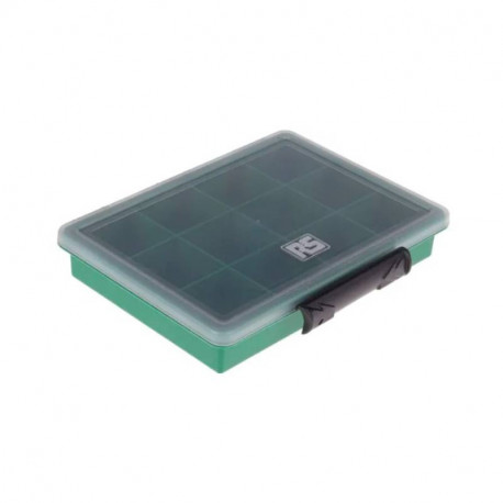 Boite compartimentée RS Pro - 12 compartiments - Polypropylène - Verte