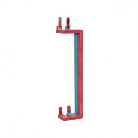 Peigne vertical unipolaire haut/haut Eur'Ohm - 1P+N - 63A