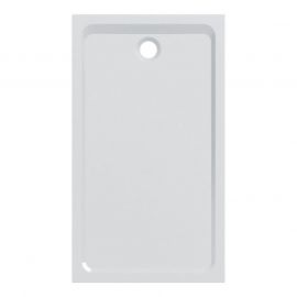 Receveur de douche Melua Geberit - 120x90cm - Extra-plat - Blanc brillant - Minéral de synthèse