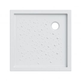 Receveur de douche Bastia Geberit - À poser - 90x90cm - Blanc brillant