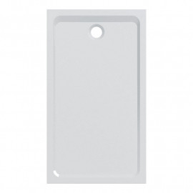 Receveur de douche Melua Geberit - 120x80 - Extra-plat - Blanc brillant - Minéral de synthèse