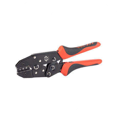 Pince à sertir à cliquet pour connecteurs MC3 et MC4 CK outillage - Acier Carbone - 220mm
