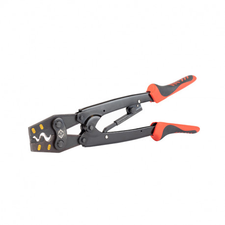 Pince à sertir à cliquet pour bornes non isolées 6-25 mm² CK outillage