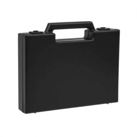 Mallette de transport avec mousse découpable RS Pro - 160 x 220 x 40mm - Polypropylène - Noir