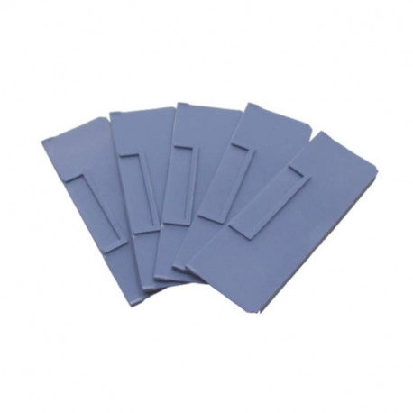 Lot de 20 séparateurs de bacs 117 x 90 mm RS PRO - Avant vers arrière - Polypropylène - Bleu
