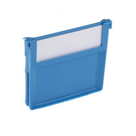 Lot de 20 séparateurs RS PRO - Pour bacs T1 à T4 - Avant vers arrière - Polypropylène - Bleu