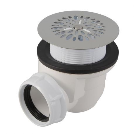 Bonde de douche gres à visser / à coller sortie horizontale ø60