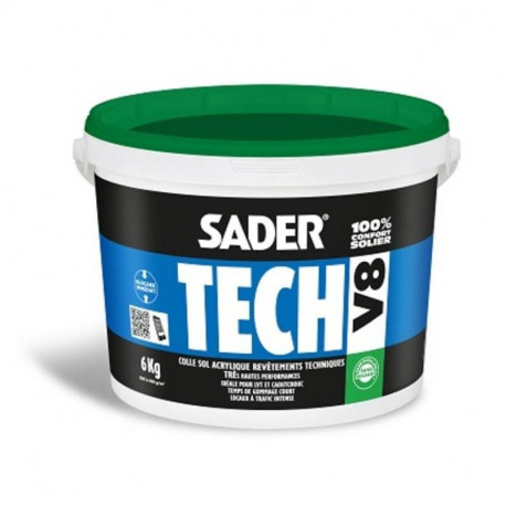 Colle acrylique Sadertech V8 Bostik - Pour revêtements sols souples ou nerveux