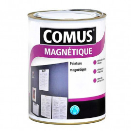 Peinture magnétique intérieur - Pour tableaux à aimants - Gris