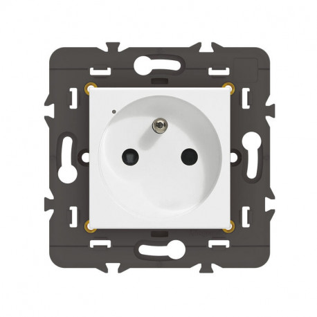 Prise de courant connectée Mosaic with Netatmo Legrand - 16A - 3680W - Blanc sans plaque