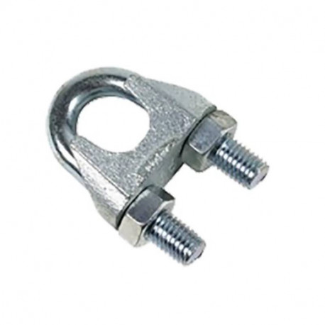 Serre-câble RS PRO - Ø 6mm - DIN147 - U acier carbone - Pont acier