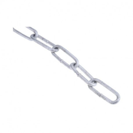 Chaîne de liaison RS PRO - Ø maillon 4mm - L.10m - Acier galvanisé - Charge max 85kg