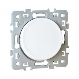 Permutateur Square 1 poste - 10AX - 250V - Blanc