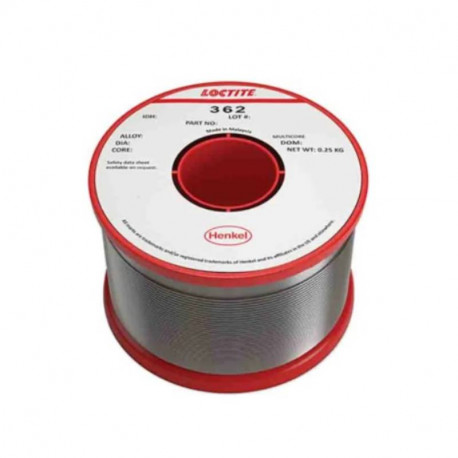 Bobine de fil à souder Loctite 362 - Plomb 40% Etain 60% - Ø 1mm - 0.250kg