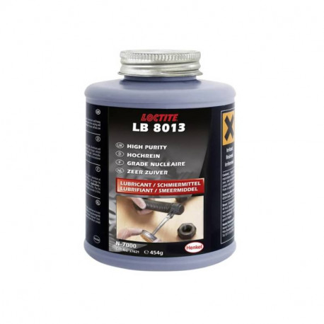 Lubrifiant antigrippant Loctite LB 8013 - Oxyde de calcium/ graphite - Pot - 454g - Gris - avec bouchon pinceau