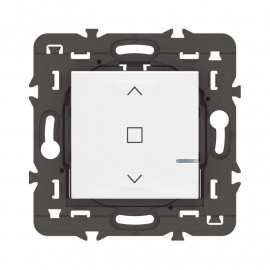 Commande sans fils pour volet roulant connecté Mosaic with Netatmo Legrand - blanc sans plaque