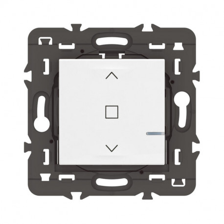 Commande sans fils pour volet roulant connecté Mosaic with Netatmo Legrand - blanc sans plaque
