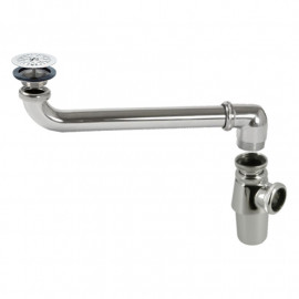 Ensemble de vidage lavabo Nicoll - PMR - Ø 32 - Laiton chromé