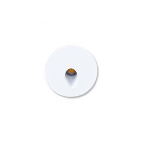 Encastré de mur LED EVA 65R Indigo - 4W - 320Lm - 3000K - Blanc