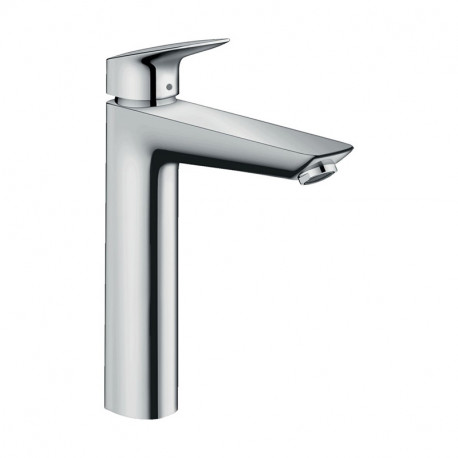 Mitigeur lavabo Logis 190 Éco C3 Hansgrohe - 1 jet - Avec tirette et vidage - Chromé